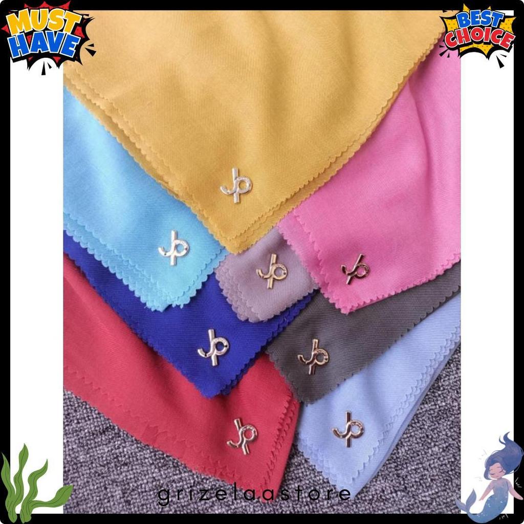 Hijab Segiempat Polos Journey Hijab Simple & Stylish  Hijab Polos Murah Berkualitas