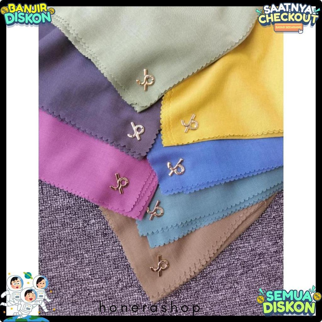 Hijab Segiempat Polos Journey Hijab Simple & Stylish  Hijab Polos Murah Berkualitas