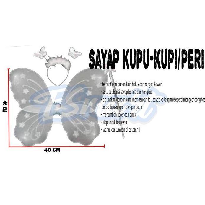 mainan sayap peri/sayap kupu-kupu