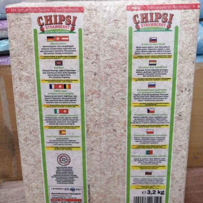 Ready Serbuk Hamster Chipsi Strawberry 3,2kg