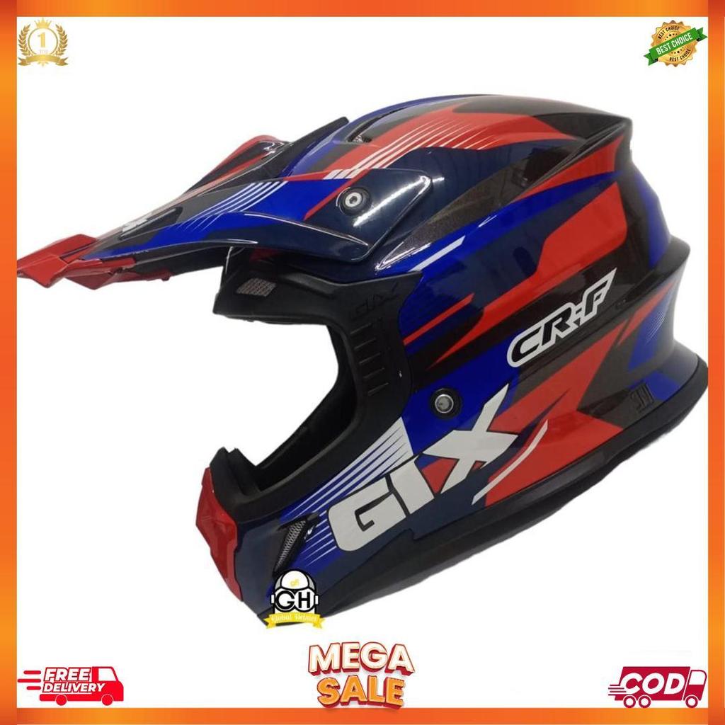 Helm Cross Gix Cross Motif Cr-F Gunmet Red Jpx Cross [H2]