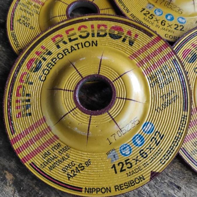 Ready Mata gerinda poles Nipon Resibon 5" x 6mm