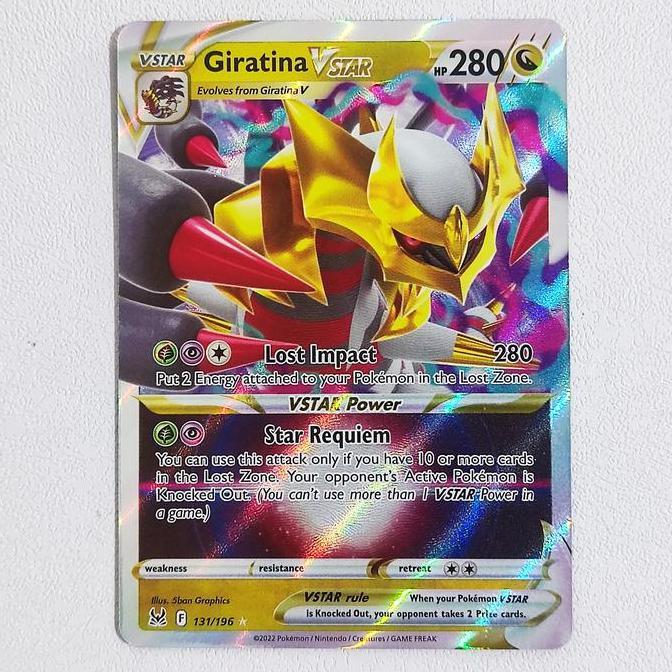 Giratina VSTAR 131/196 - Lost Origin Pokemon Card English TCG