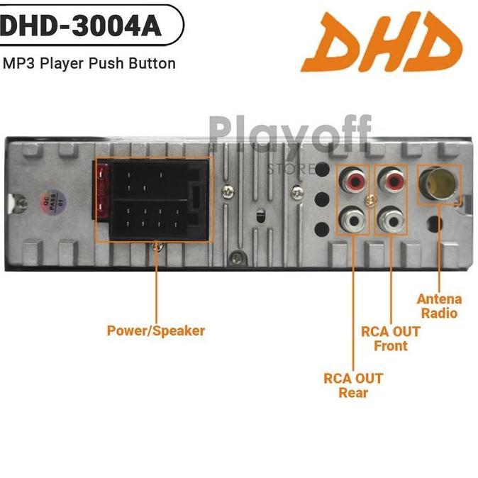 Single Din Mp3 DHD-3004 with Bluetooth