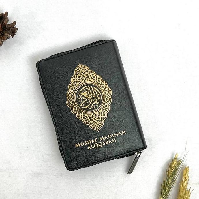 Mushaf Standar Madinah Saku, Mushaf Madinah Al Qosbah Ukuran Saku A7 Resleting  Al Qosbah Best Selle