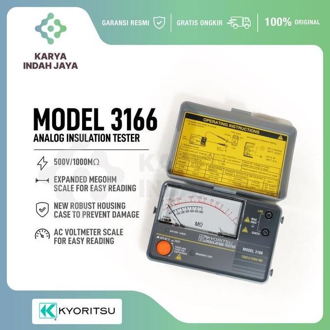ANALOG INSULATION TESTER KYORITSU 3166