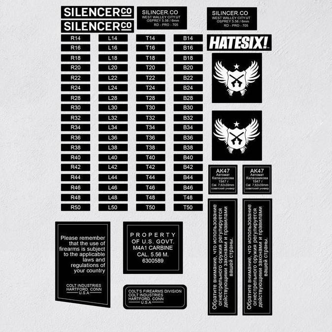 stiker decal body dcobra hatesix