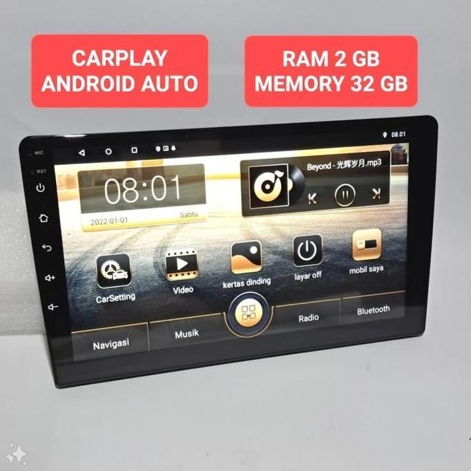 Head Unit Android 9 inch RAM 2+32 SKELETON9