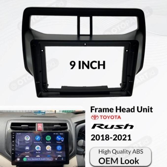 Frame Head Unit 9" Toyota All New Rush Frame Rush 9 in Head Unit