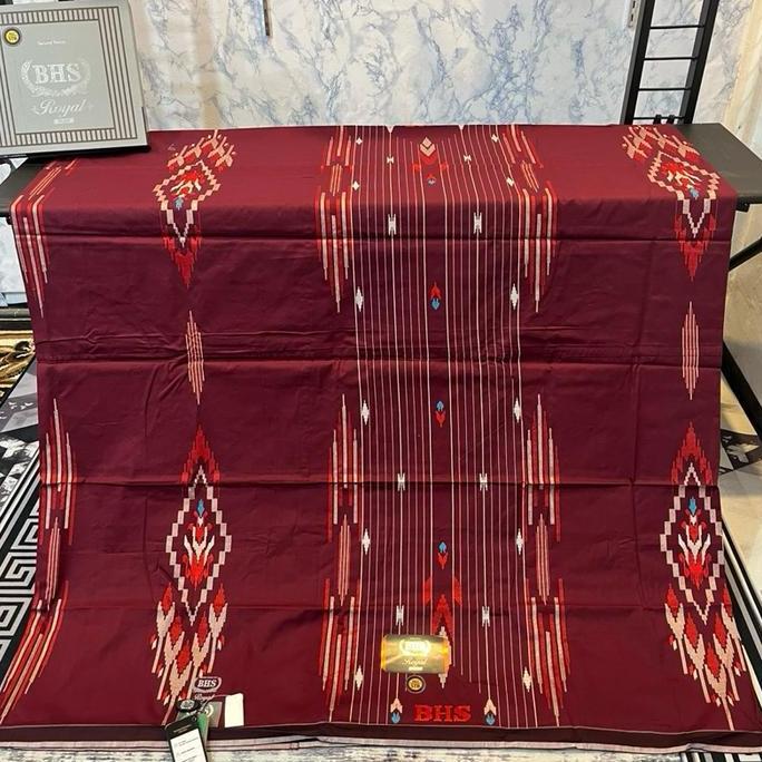 Murah SARUNG BHS ROYAL SILVER STB/SARUNG BHS FULL SONGKET TIMBUL/SARUNG BHS ROYAL Non COD