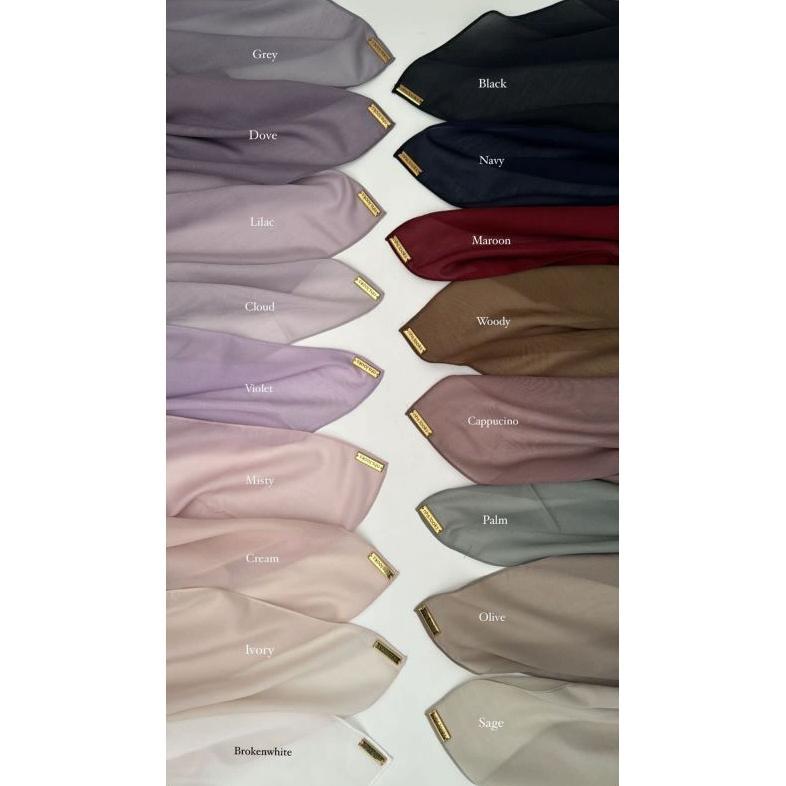 Termurah NHS.LOOKS - Basic Voile Hijab Super Premium