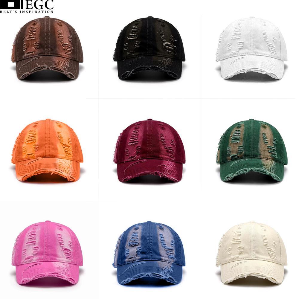 Official Topi Baseball Robek Gradasi / Topi Pria Dan Wanita Casual/ Topi Baseball Denim - Tpi-235