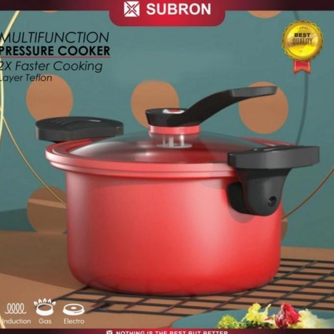 Subron Panci Presto Teflon 3.5Liter Pressure Cooker ES