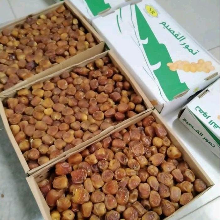 Kurma Sukari Premium 3 Kg/Kurma Sukari Alqosim Premium Buah Segar