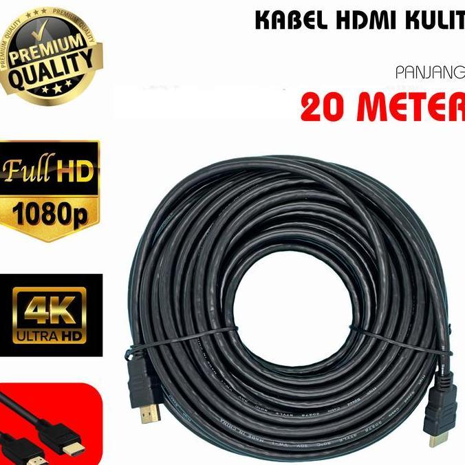 KABEL HDMI TO HDMI 10M / 15M / 20M V1.4 LAPTOP KE TV KE DVR CCTV  KE MONITOR KOMPUTER PANJANG 10 MET