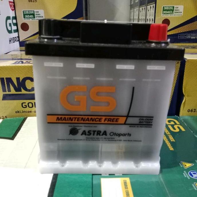 Promo Aki Gs Astra Ln0 Untuk Corolla Cross Hybird / 355Ln0 , Ch-R, Altis Hybrid, Dan  Cr-Z