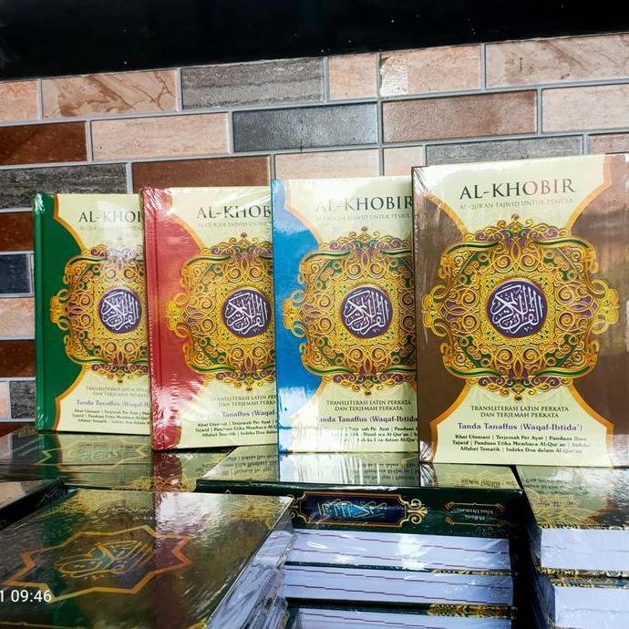 Promo Al Quran Al Khobir Jumbo B4 Terjemah Terslite Latin Perkata Cod