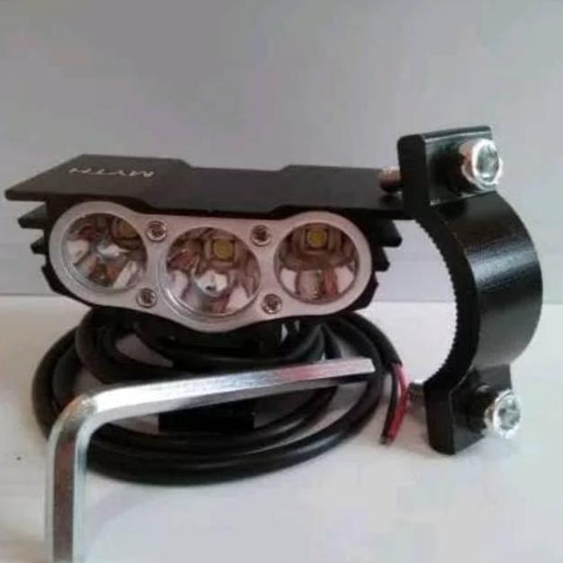 Lampu Tembak Lampu Sorot Variasi Led 3 Mata / Lampu Tembak Motor / Lampu Sorot Motor
