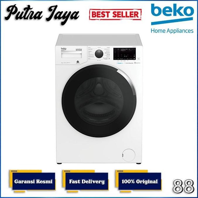 Promo Mesin Cuci Beko Front Loading 8 Kg WCV8646X0 / WCV 8646 X0 COD