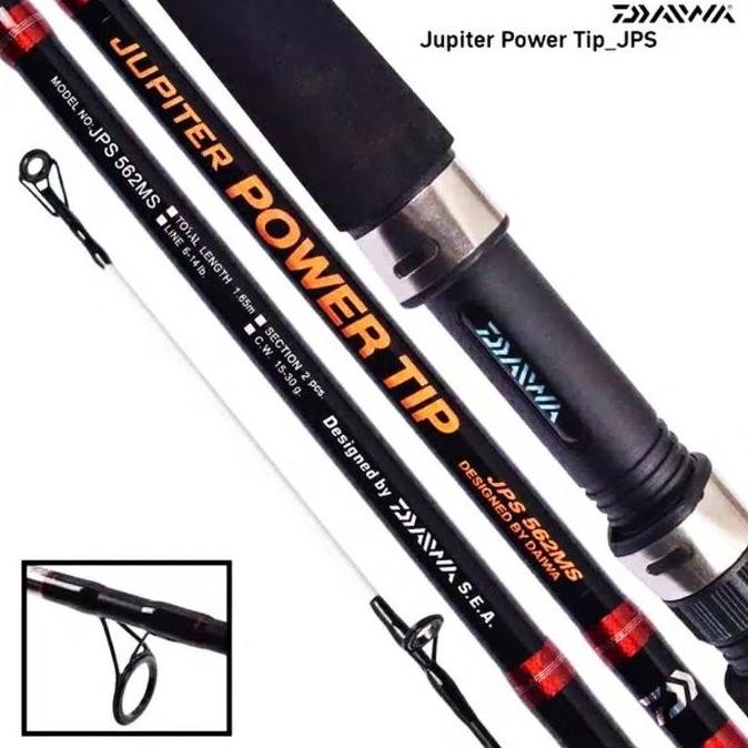 Joran Pancing Daiwa Jupiter Power Tip 150cm - 210cm (Original) Carbon Solid - Toms Fishing