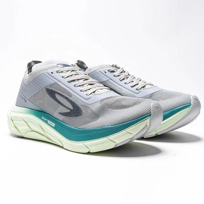 910 Nineten Geist Ekiden Hyperpulse Abu Teal Original - Sepatu Running Nineten Geist Ekiden Hyperpul