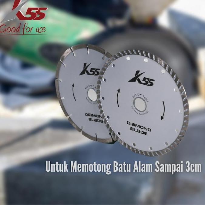 K55 Mata Potong Keramik 180mm / WHITE DIAMOND BLADE 7"