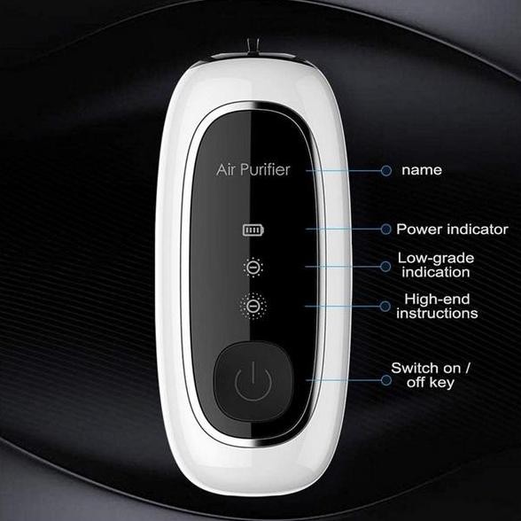 Air Purifier Necklace Mini Freshener Ionizer Kalung Ion