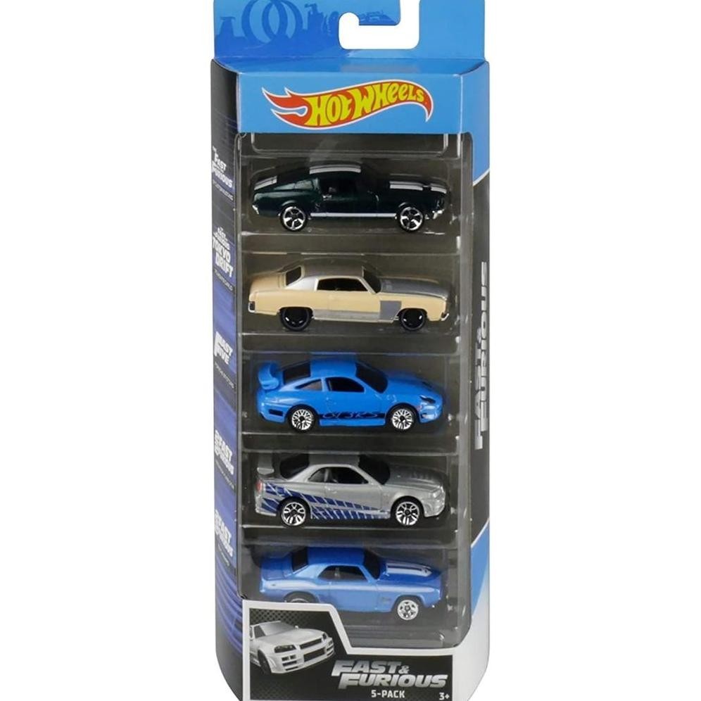 Hot Wheels Fast And Furious 5 Pack Vehicles