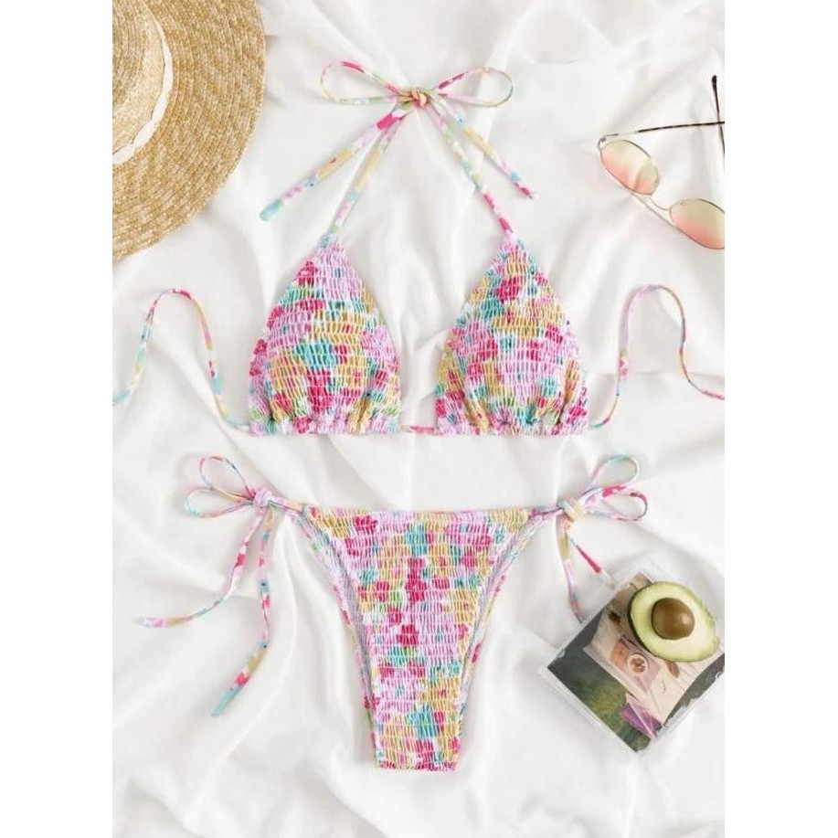 Promo Yuna Bikini Set 2 Pcs Woman / Korean Swimwear / Beachwear Bali / Baju Renang Wanita / Bikini W