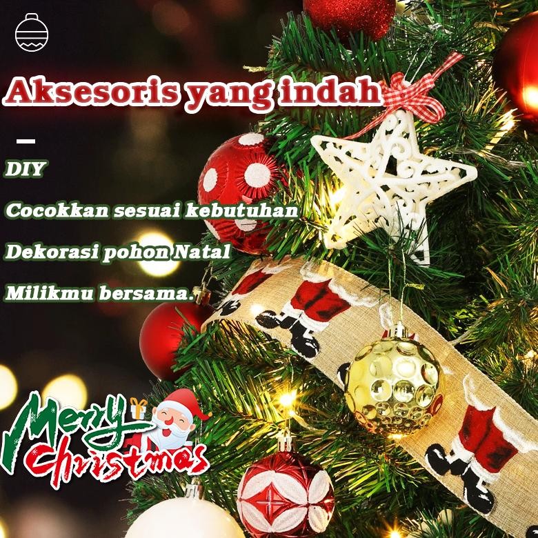 TERLARIS Tahan lama selama 50 tahun pohon natal pohon natal 2 meter model baru christmas pohon natal