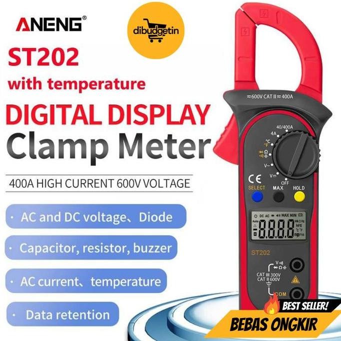 WALTER- ANENG Digital Multimeter Voltage Tester Temperature - ST202