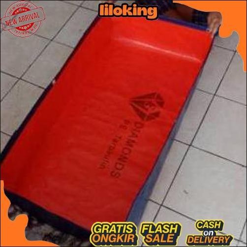 Big Promo TERPAL KOLAM IKAN  A15 1x0,50x0,25/TERPAL KOLAM KOTAK ikan kecil/Terpal kotak mini tebal/T