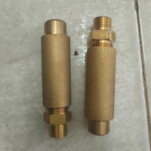 nozzle steam gun kuningan 1/4inc / nozel gun steam