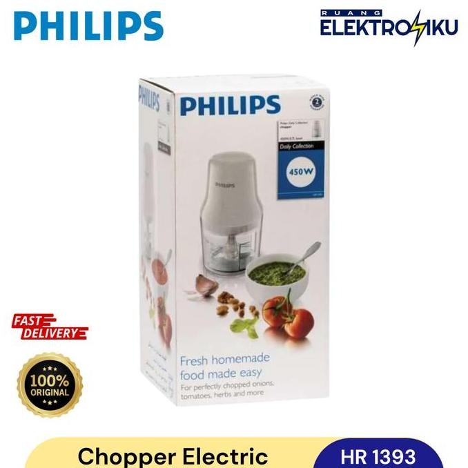 Chopper Electric Philips 700 ml HR 1393 | Penghalus Elektrik HR1393