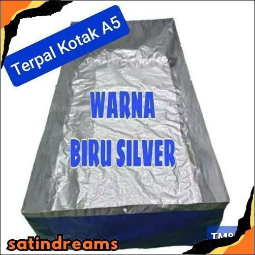 Ready Stock TERPAL KOLAM IKAN  A5 1x0,50x0,25/TERPAL KOLAM KOTAK/Terpal ikan/Terpal mini
