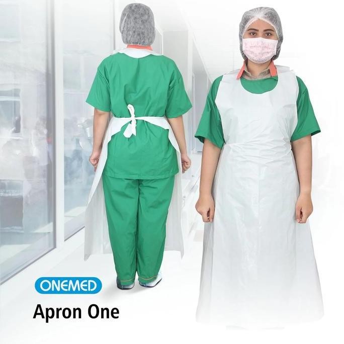 apron onemed / disposable apron / apron plastik / celemek plastik