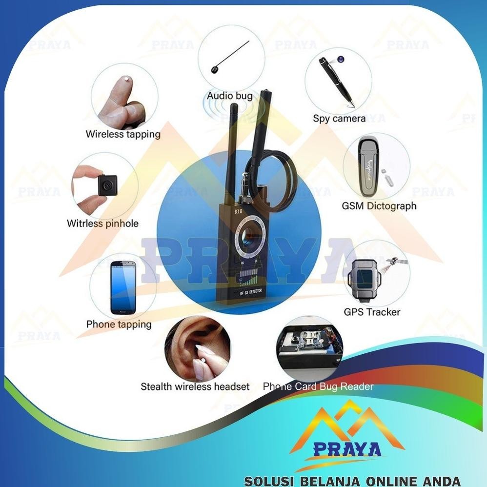 K18 Car GPS Signal Detector GPS RF K18 Signal Detector Anti Spy Fly detector