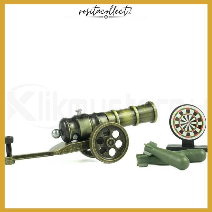 MAINAN BESI ANAK TEMBAK PELONTAR CANNON MORTAR BY ROSITA COLLECT DUA