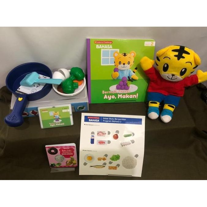 Mainan Edukasi Original Shimajiro Paket Bahasa 2