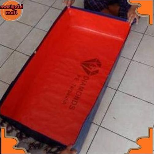 New Sale TERPAL KOLAM IKAN  A15 1x0,50x0,25/TERPAL KOLAM KOTAK ikan kecil/Terpal kotak mini tebal/Te