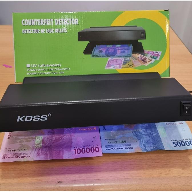 Money Detector Besar / Deteksi uang palsu UV - Mesin deteksi uang palsu - UV detector