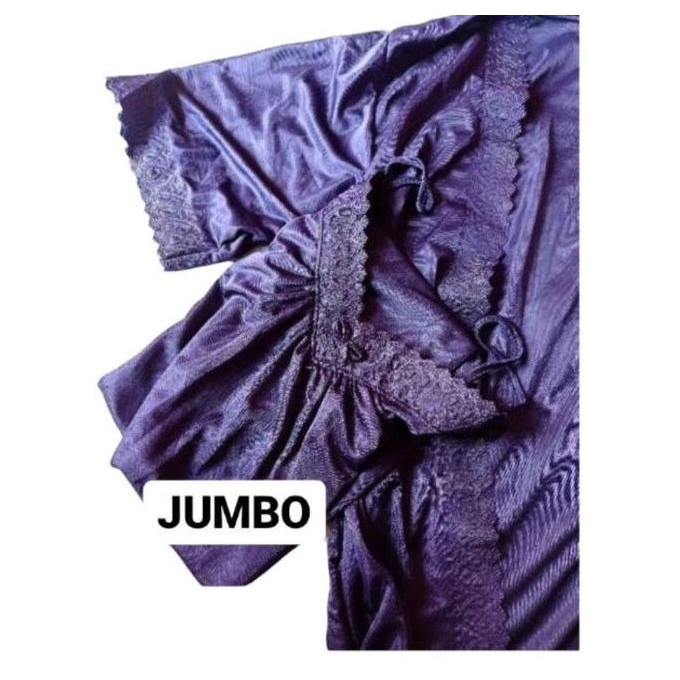 Promo Dress Kimono 2in1 Jumbo Satin COD