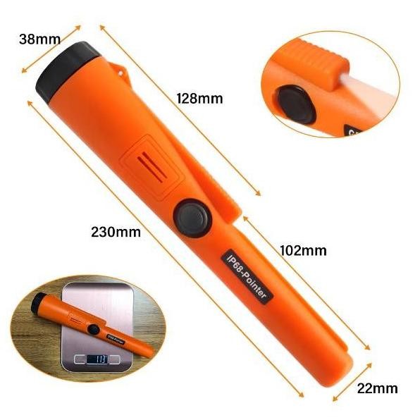 GP pointer GP IP68 Pin Pointer Metal Detector Bawah Air Waterproof Gp IP 68 Pointer AT emas perak de