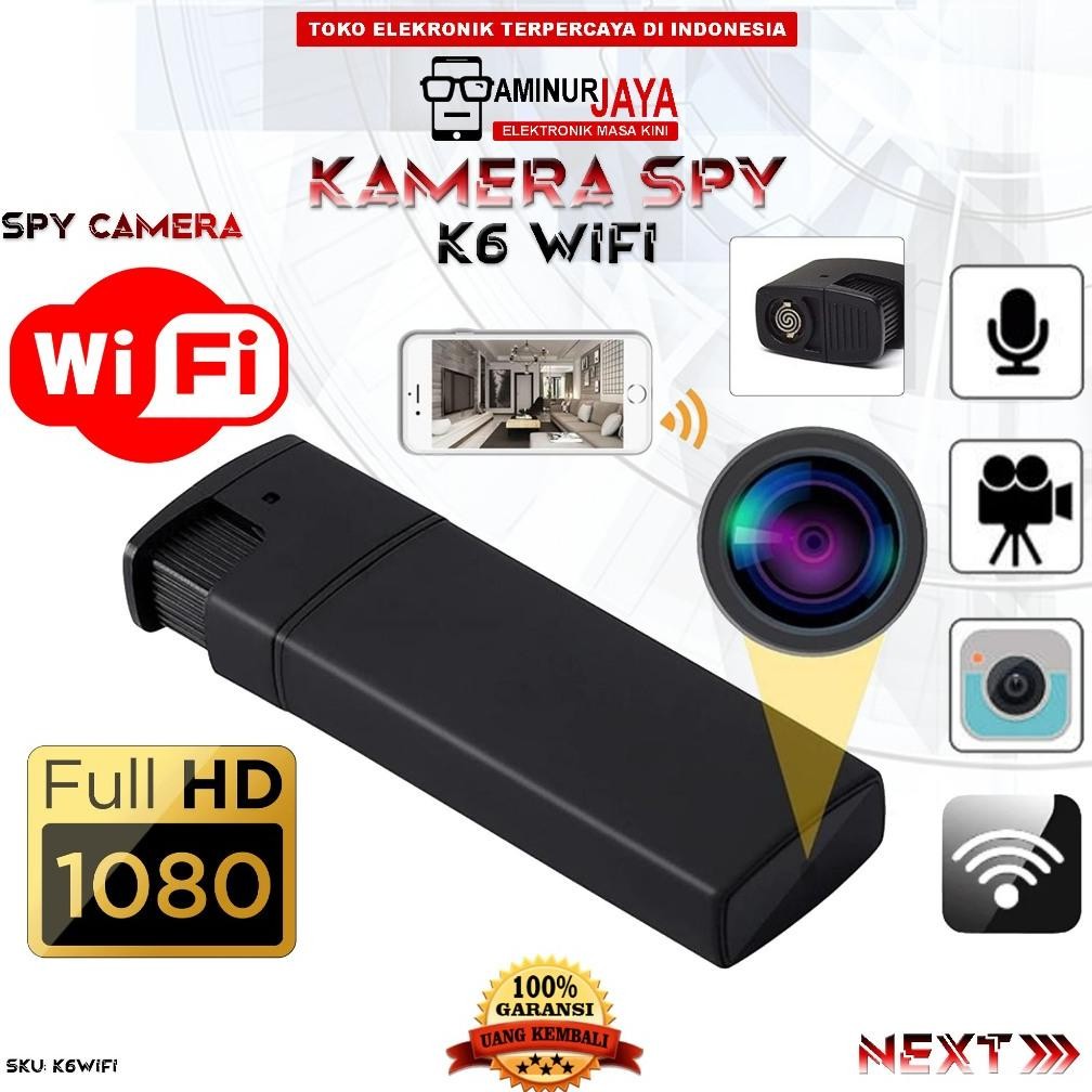 Kamera Korek Elektrik K6 Wifi Lighter V18 Hidden Spy Cam IP Camera Mini Tersembunyi Full HD 1080p K6
