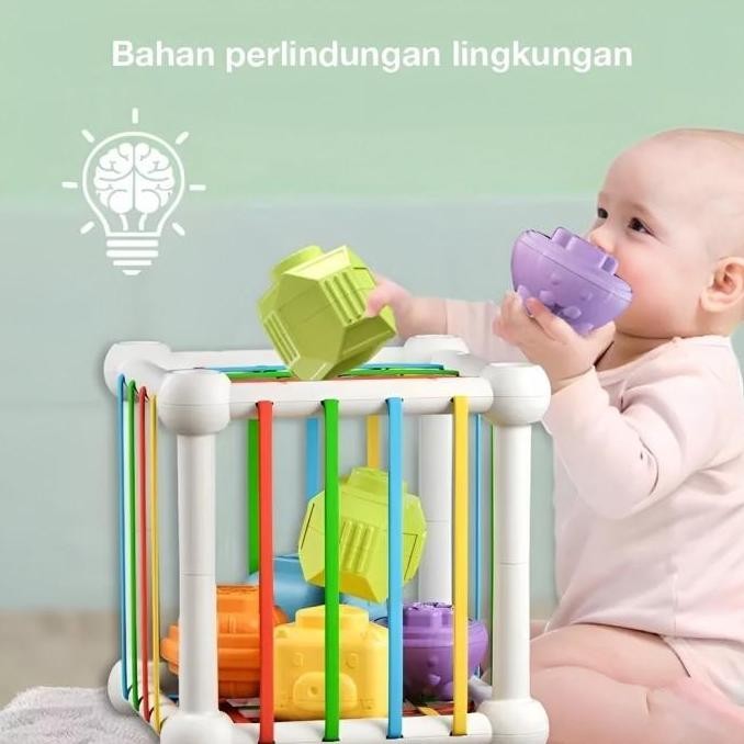 Mainan Edukasi Anak Explore Baby Shape Mainan Bayi 6-7-8 Bulan 1 Tahun
