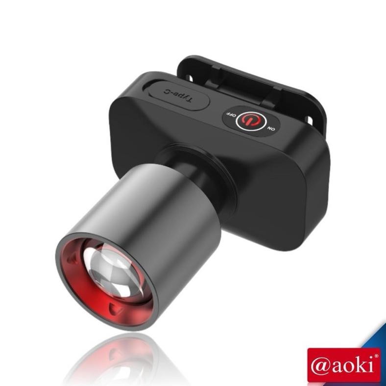 Senter Kepala LED Zoom AK-3685Q /AK-3672K/ AK-3671A / 3695A AOKI Senter