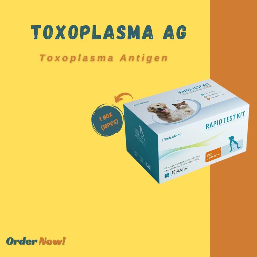Test Kit Toxoplasma Ag - Alat Test Virus Kucing (1Pcs) detector