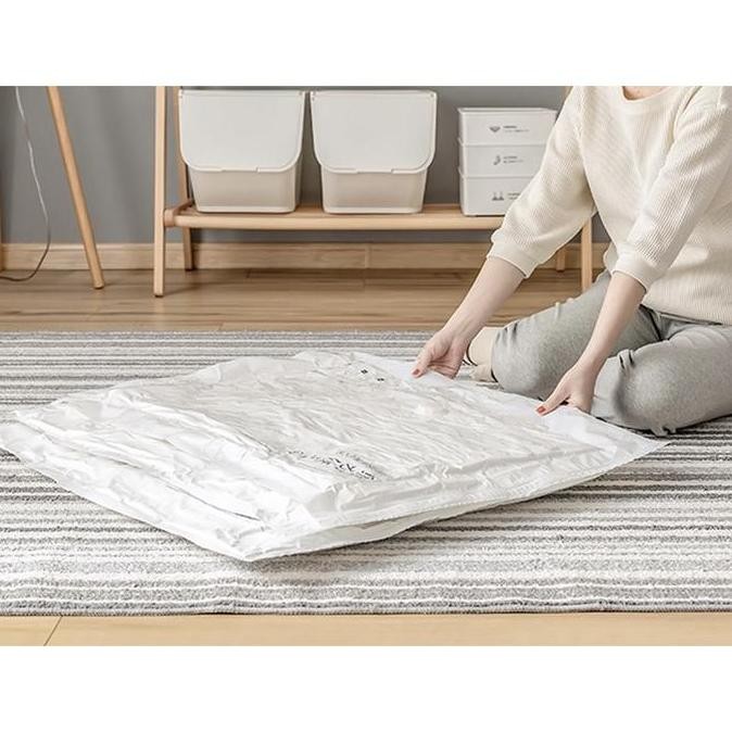 Vacum Plastik Bag Pakaian Selimut Bantal