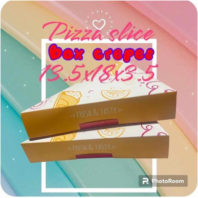 Dus Pizza Slice Uk 13,5 x 18 x 3,5 cm / Kotak Pizza Slice PER PACK