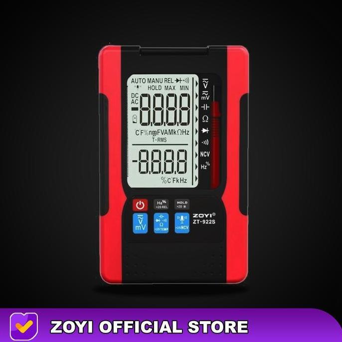 PROMO - ZOYI ZT-922SE Voice Speak English Multimeter Multitester Avometer Digital